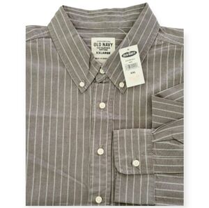 Men's Striped Gray Shirt